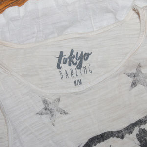 tokyo Darling Tops - Tokyo Darling Tiger Tank Top Size Medium tokyo Darling Tops - Tokyo Darling Tiger Tank Top Size Medium